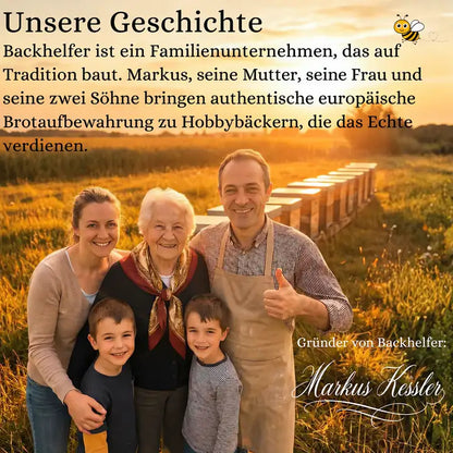 Brotbeutel aus Baumwolle und Bienenwachs